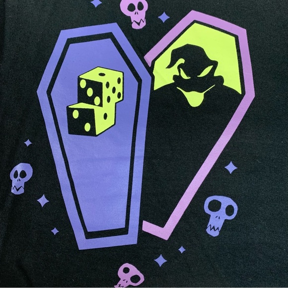 NWT Torrid 6X Nightmare Before Christmas Disney Slashed Leggings Oogie Boogie - Picture 4 of 8